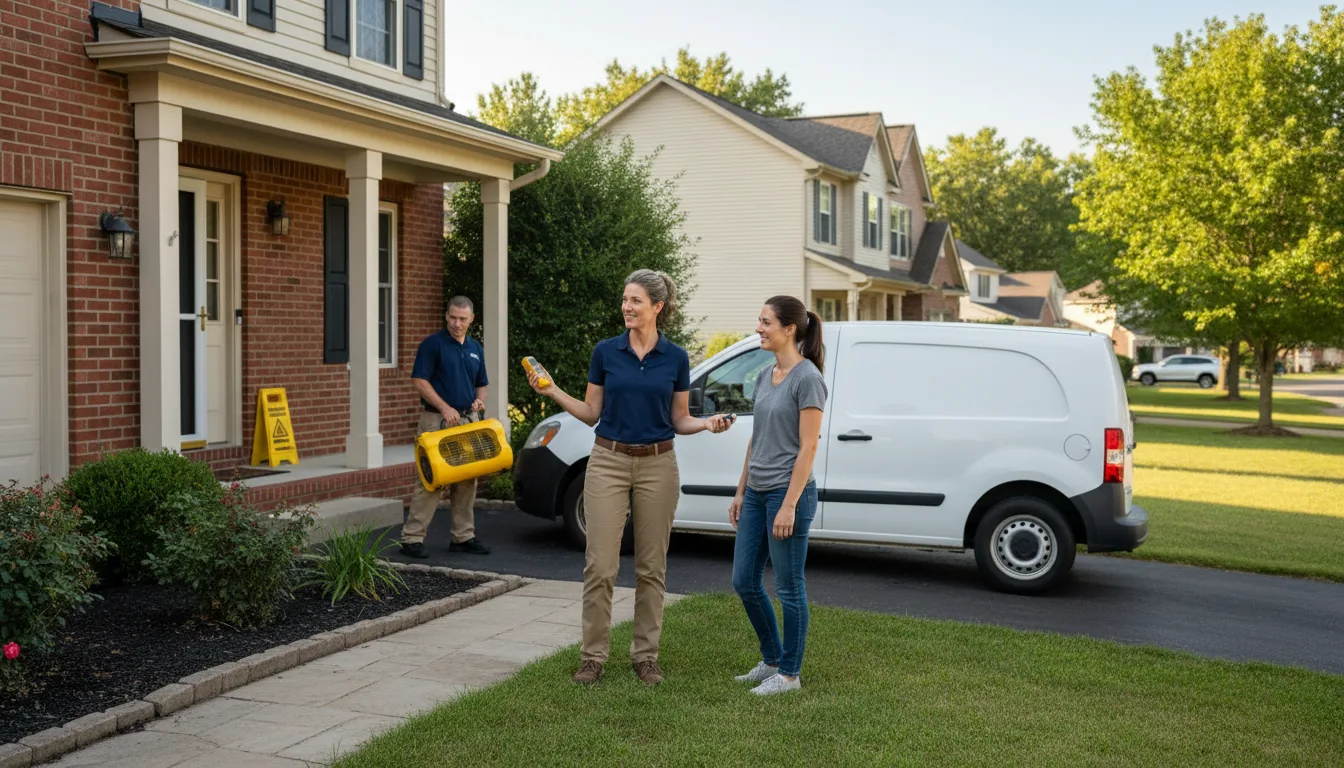 Water restoration image for Home Water Damage Repair in Groveport, OH